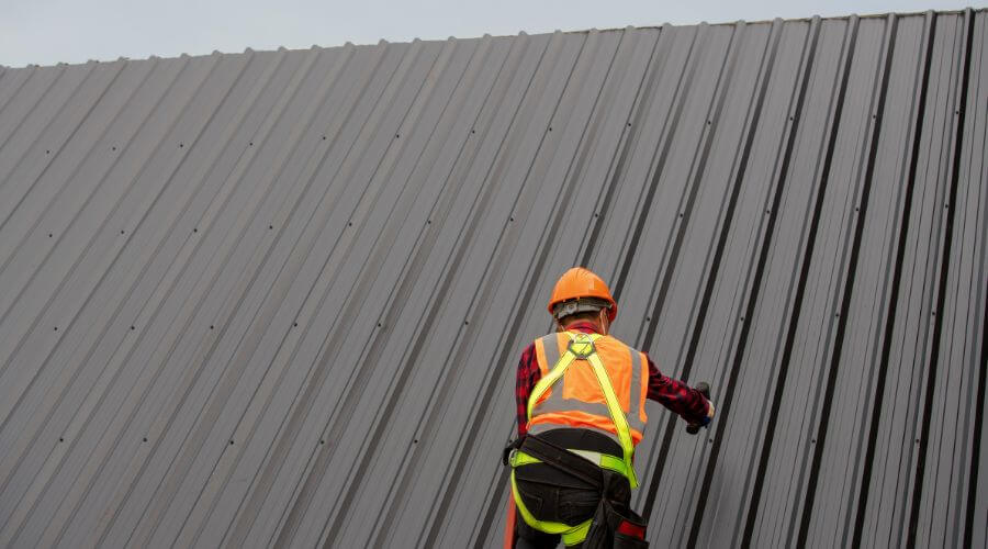 Professional metal roof installation in Elroy, WI